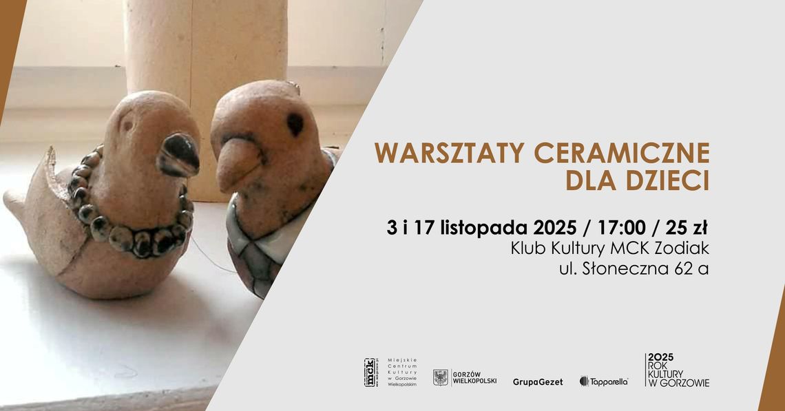 Warsztaty ceramiczne dla dzieci Warsztaty ceramiczne dla dzieci