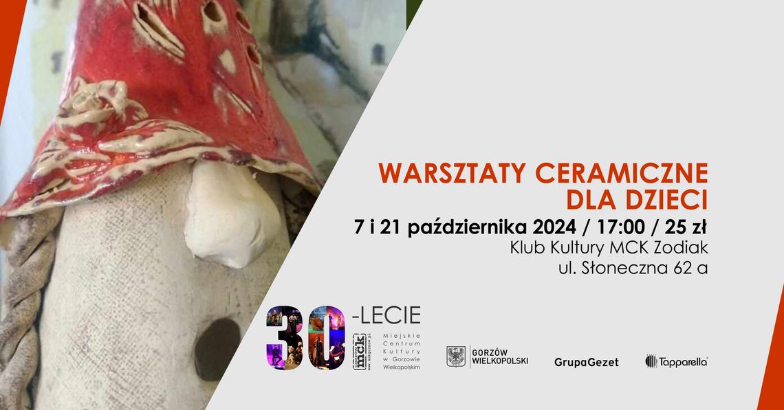 Warsztaty ceramiczne dla dzieci - Duszki Halloween