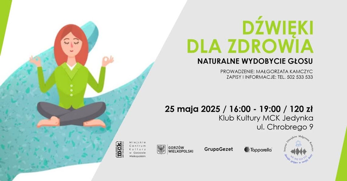 Warsztaty Dźwięki dla zdrowia Warsztaty Dźwięki dla zdrowia