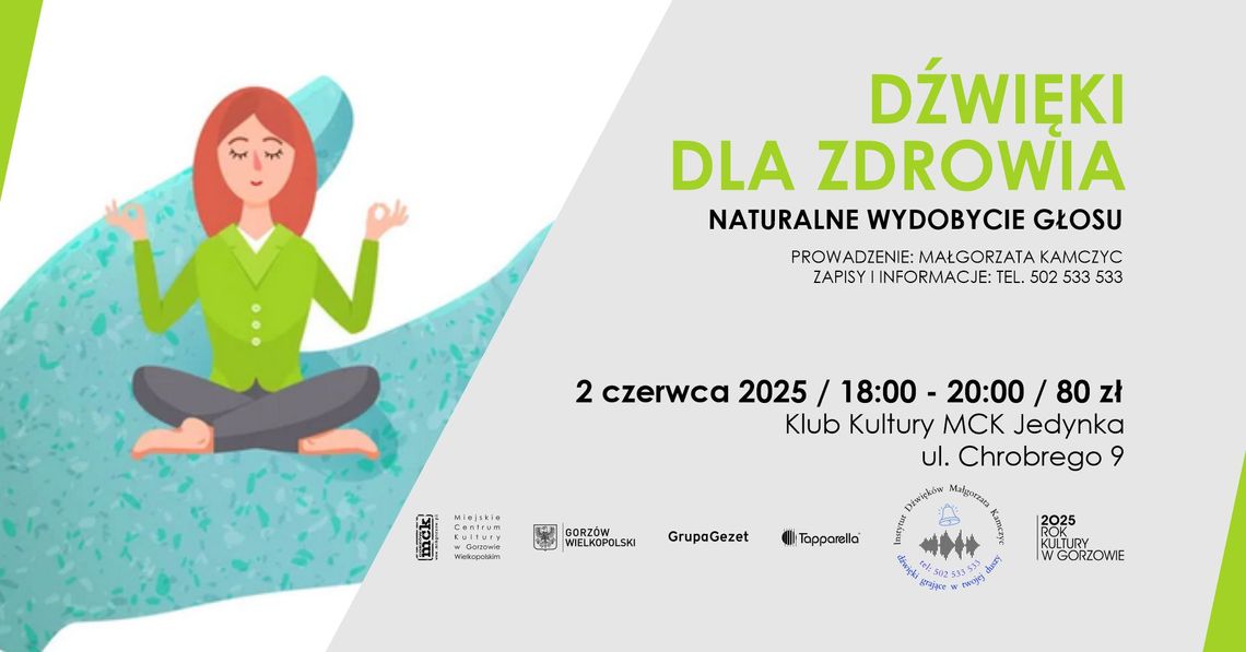 Warsztaty Dźwięki dla zdrowia Warsztaty Dźwięki dla zdrowia