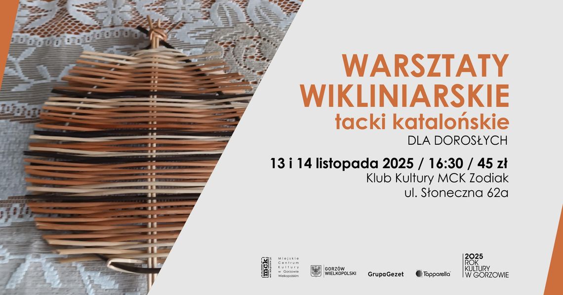Warsztaty wikliniarskie dla dorosłych - tacki katalońskie