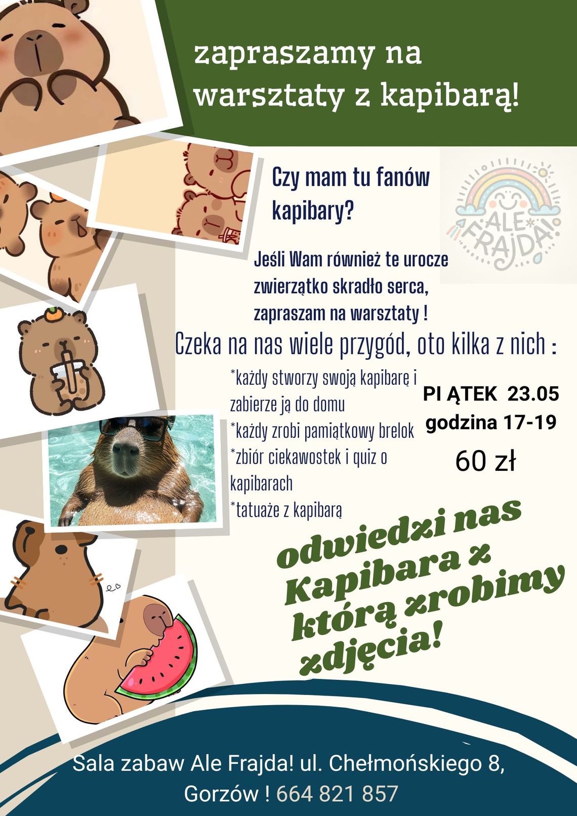 Warsztaty z Kapibarą! Warsztaty z Kapibarą!