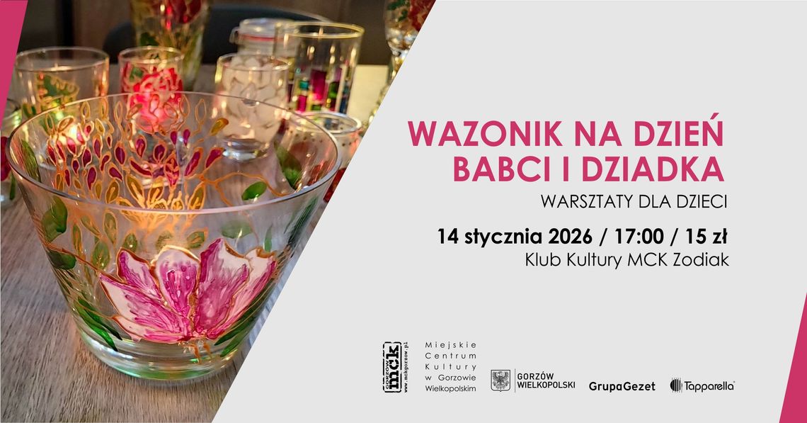 Wazonik na Dzień Babci i Dziadka - warsztaty dla dzieci