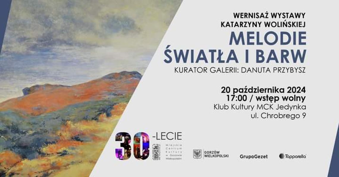 Wernisaż wystawy Katarzyny Wolińskiej - Melodie światła i barw Wernisaż wystawy Katarzyny Wolińskiej - Melodie światła i barw