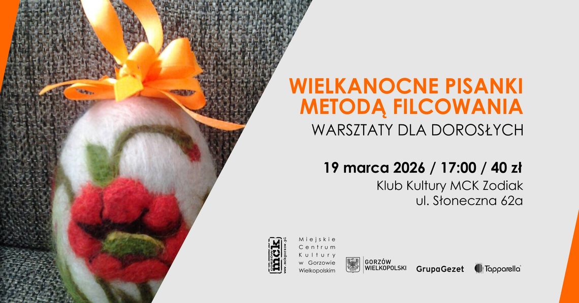 Wielkanocne pisanki metodą filcowania – warsztaty dla dorosłych