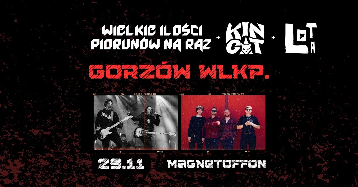 Wielkie Ilości Piorunów na Raz & Kin Cat - koncert Wielkie Ilości Piorunów na Raz & Kin Cat - koncert