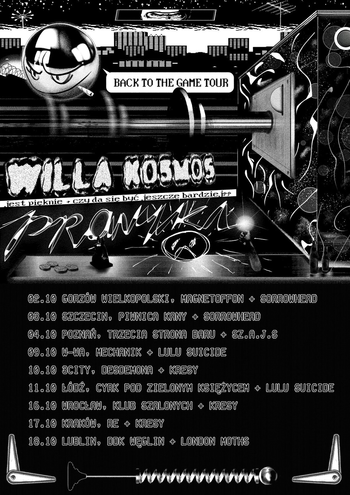 Willa Kosmos & Promyki - Back to the game tour Willa Kosmos & Promyki - Back to the game tour