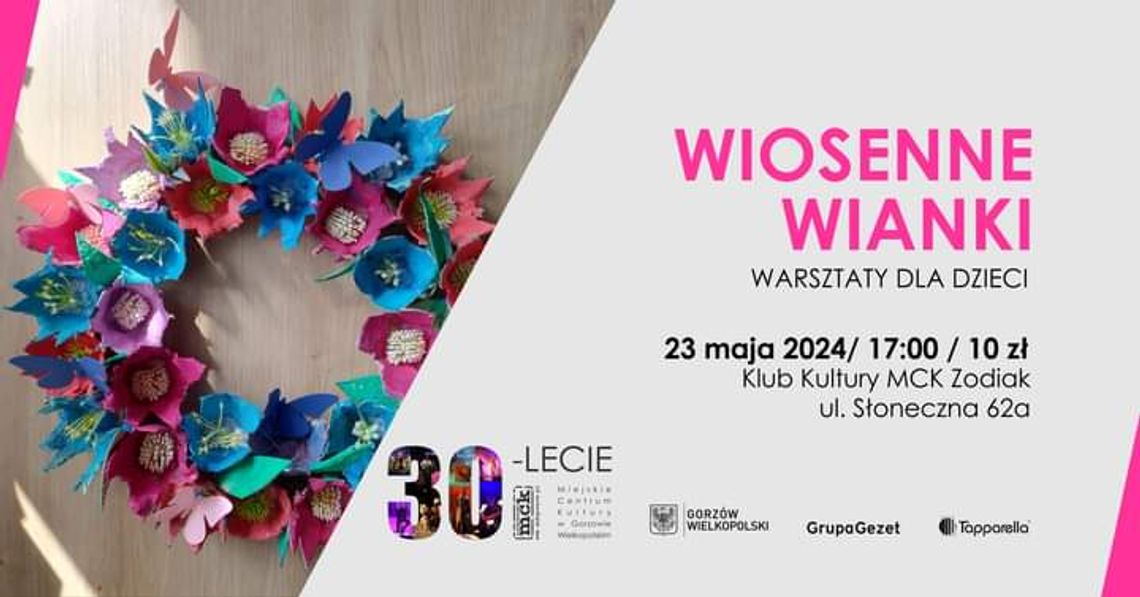 Wiosenne wianki - warsztaty dla dzieci Wiosenne wianki - warsztaty dla dzieci