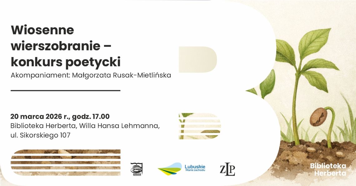 Wiosenne wierszobranie – konkurs poetycki