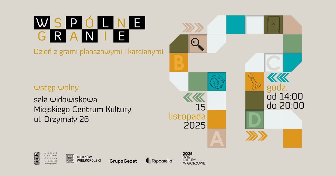 Wspólne Granie – dzień z grami planszowymi i karcianymi Wspólne Granie – dzień z grami planszowymi i karcianymi