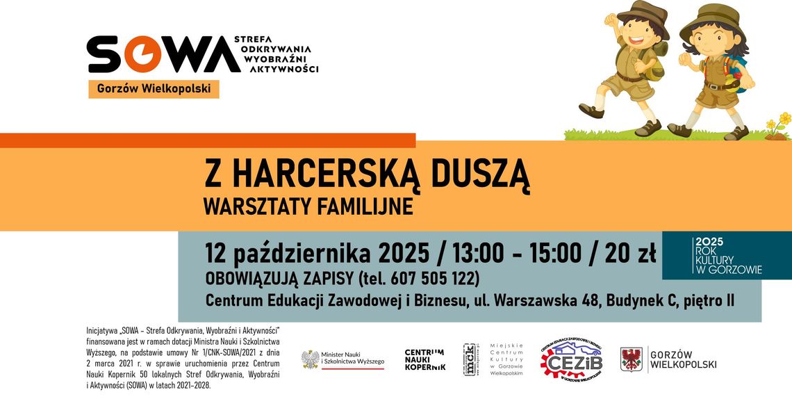 Z harcerską duszą - warsztaty familijne Z harcerską duszą - warsztaty familijne
