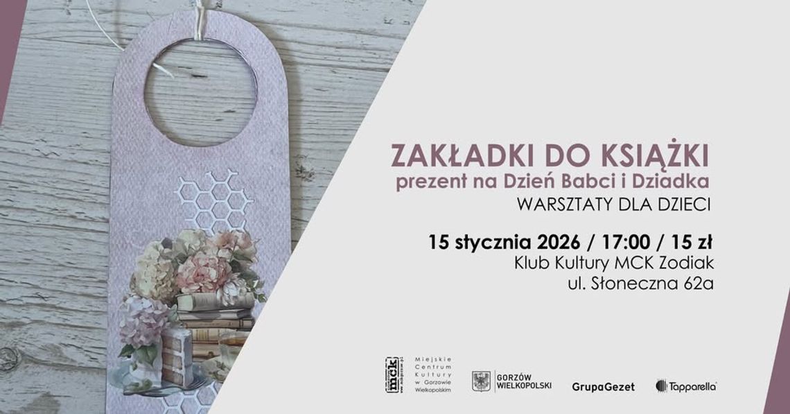 Zakładki do książki - warsztaty