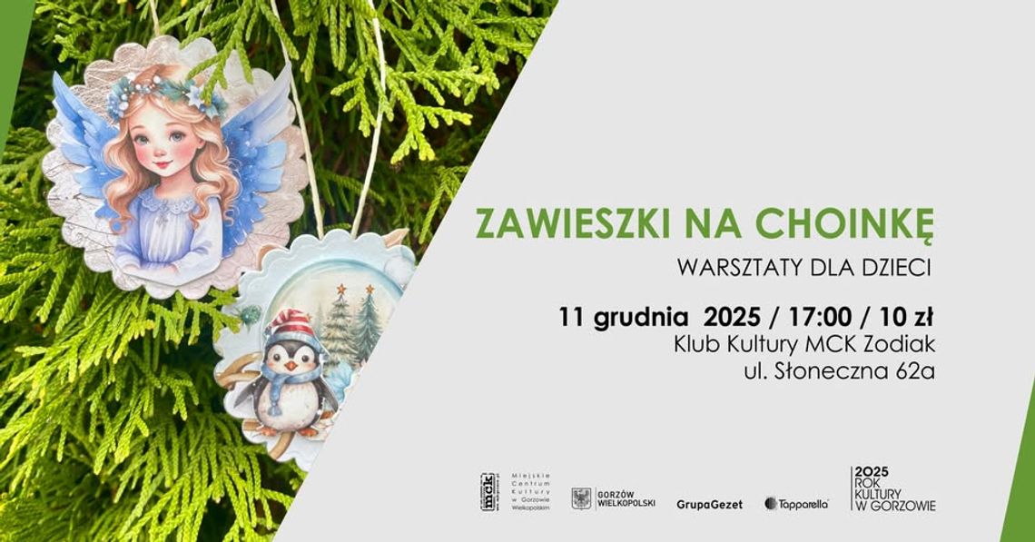 Zawieszki na choinkę - warsztaty dla dzieci Zawieszki na choinkę - warsztaty dla dzieci