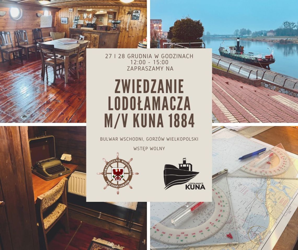 Zwiedzanie lodołamacza Kuna