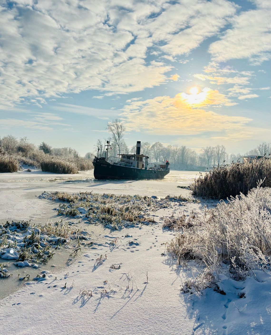 Zwiedzanie lodołamacza Kuna Zwiedzanie lodołamacza Kuna